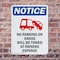 Signmission No Parking On Grass OSHA Notice Sign, Plastic, 10in W x 14in L, 2PK OS-2PACK-NS-P-1014-V-14721 - alternate 4